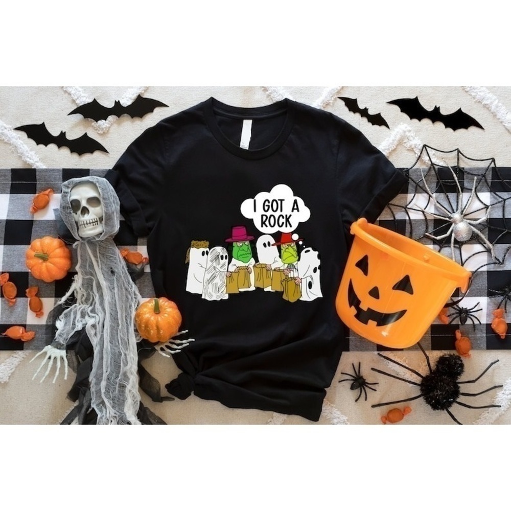 I Got A Rock Ghost Cute Halloween Spooky Season Unisex T-Shirt